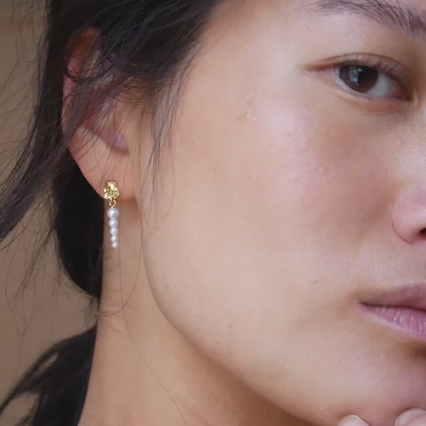 ENAMEL Copenhagen  Øreringer, Malaika Earrings Pearls