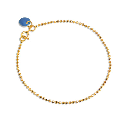 ENAMEL Copenhagen Armbånd, Ball Chain Bracelets Cornflower