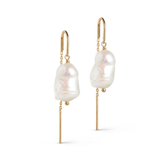 ENAMEL Copenhagen Øreringer, Twin pearls Earrings Pearl