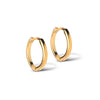 ENAMEL Copenhagen Hoops, Classic 10 mm Earrings 925S/GP