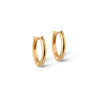 ENAMEL Copenhagen Hoops, Classic 8 mm Earrings 925S/GP