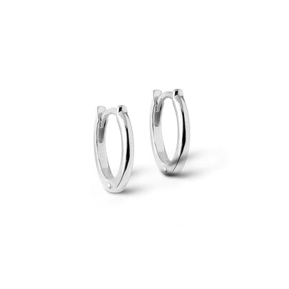 ENAMEL Copenhagen Hoops, Classic 8 mm Earrings 925S